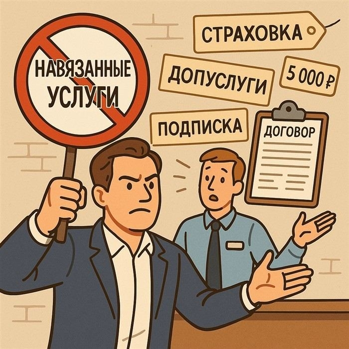 Как составить исковое заявление на основании навязывания услуг