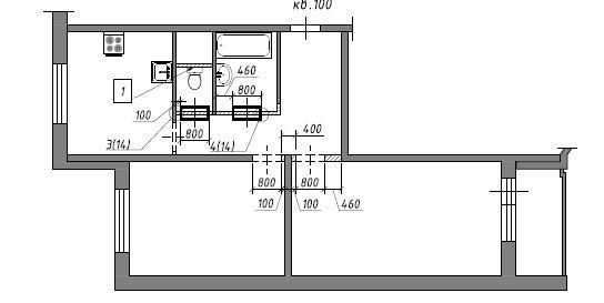 Варианты и примеры переноса перегородок