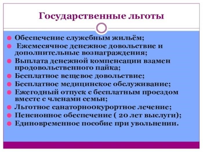 Государственные льготы Предоставление государственного жилья. Ежемесячные и дополнительные надбавки в иностранной валюте.