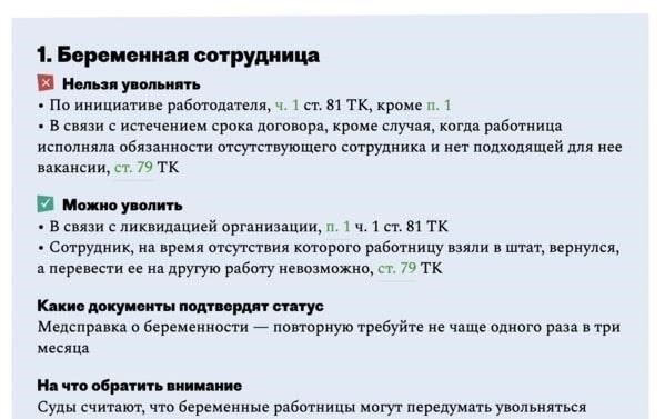 Правовые основания для расторжения трудового договора в соответствии со статьей 29 Трудового кодекса Республики Беларусь