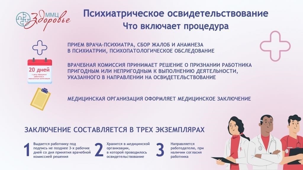 Психиатрические освидетельствования в детских учреждениях