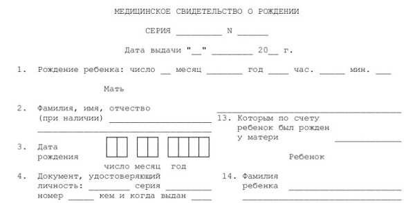 С 1 марта изменилась форма свидетельства о рождении