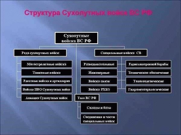 Состав и предназначение Сухопутных войск РФ
