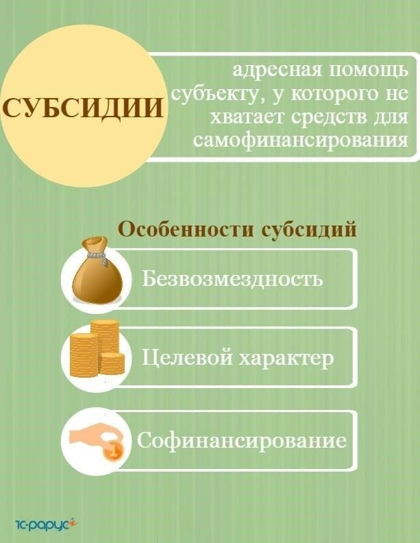 субсидии на жилье или транспорт