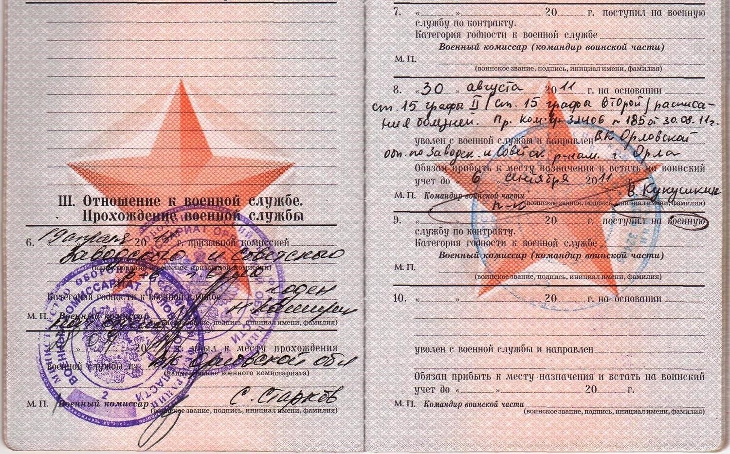 В случаях, когда в вашем военном билете больше не указана определенная информация, например, о состоянии здоровья или психиатрическом обследовании, адвокат может помочь выяснить, влияет ли это упущение на ваши права. Юристы, специализирующиеся на военной документации, могут помочь проверить, нужно ли заново вносить данные или они влияют на ваше право на получение определенных привилегий. Они также подскажут вам, как обменять или обновить удостоверение личности в соответствии с действующим законодательством.