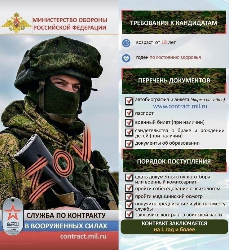 Важные детали о контракте с вооруженными силами