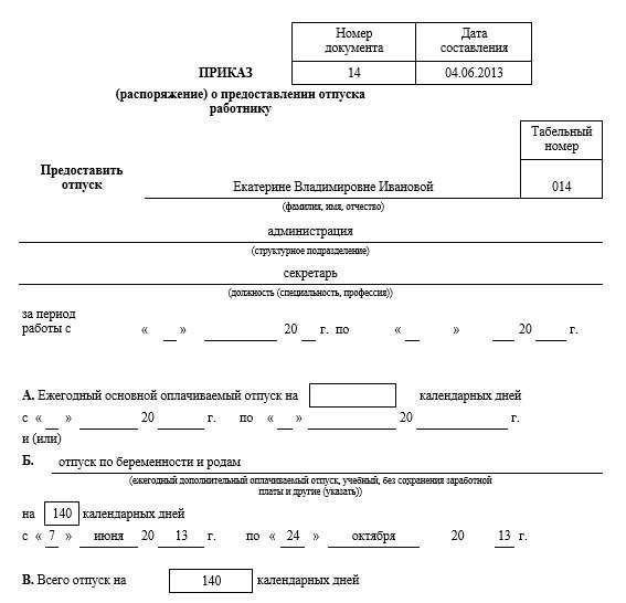 Влияние отпуска по беременности и родам и отпуска по уходу за ребенком на деятельность компании и переход руководства