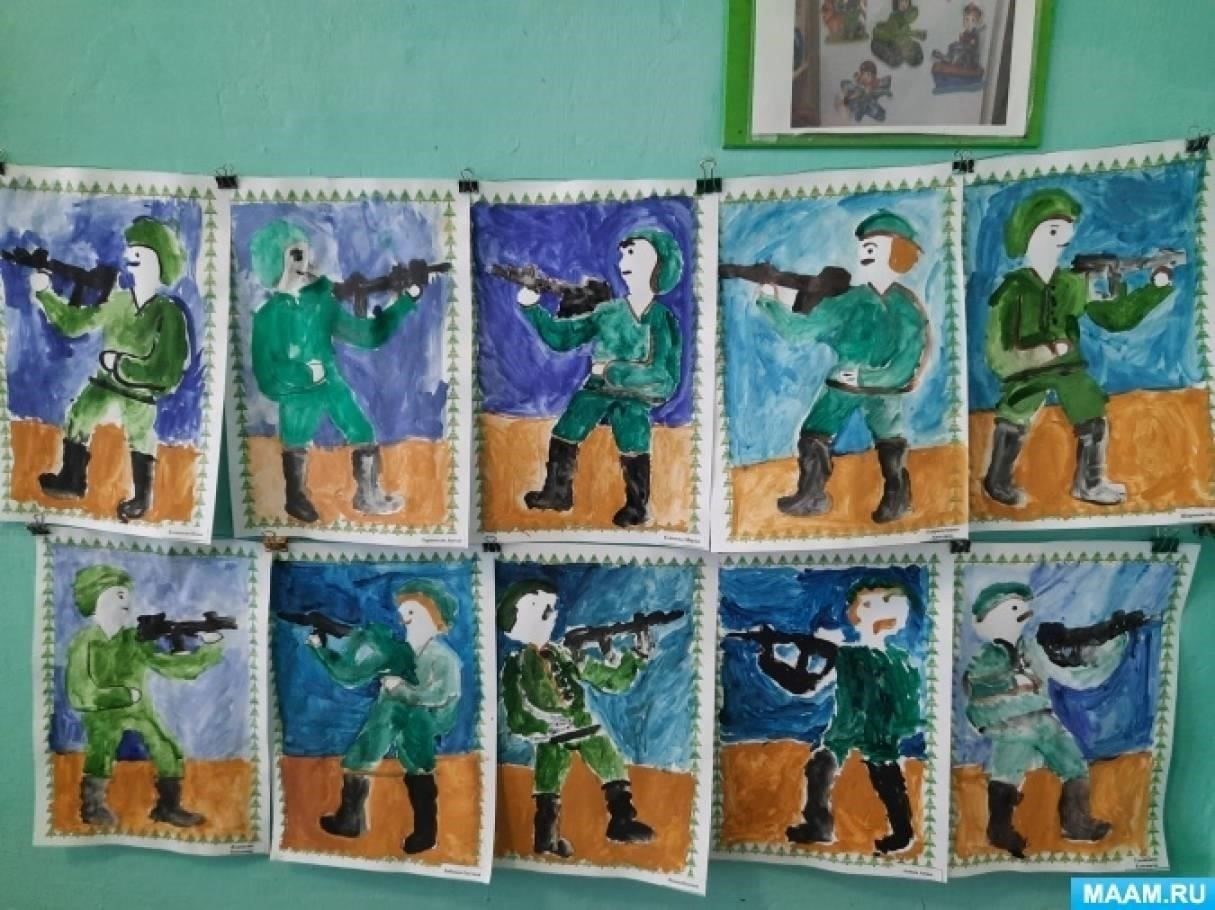 Воображение и творчество в изображении солдат