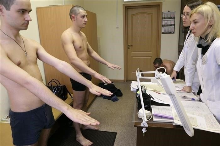 Оценка функциональных нарушений при отборе в армию